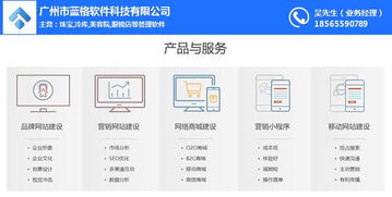 傲藍軟件品牌營銷網站建設及軟件銷售價格解析
